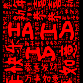 Word2art Wallpapers-新年快乐 万事如意 恭喜发财